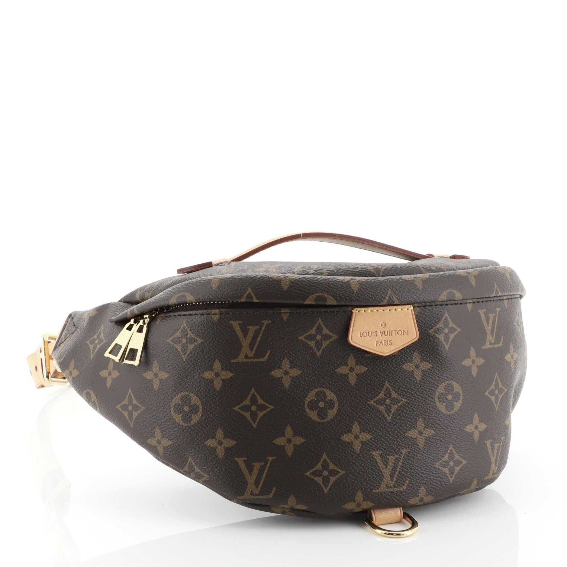 louis vuitton bumbag monogram canvas messenger bag