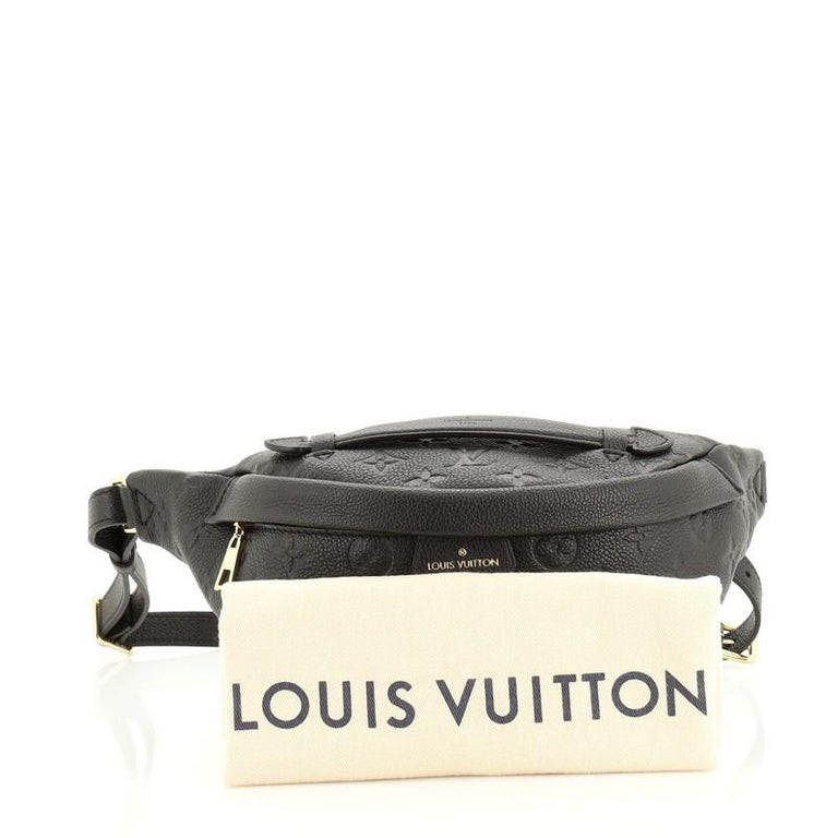 Louis Vuitton Bumbag Monogram Empreinte Noir in Grained Leather