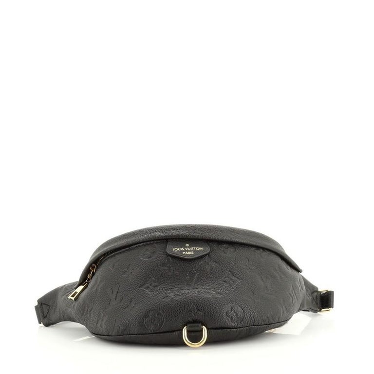 Louis Vuitton Bum Bag Monogram Empreinte Leather Black 5634269