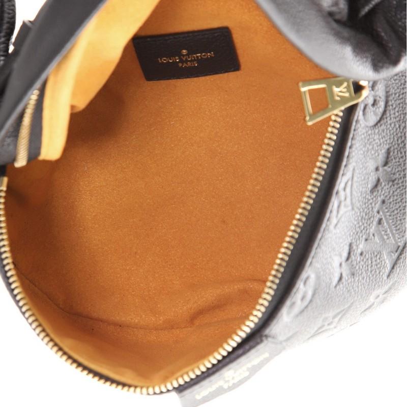 Black Louis Vuitton Bum Bag Monogram Empreinte Leather