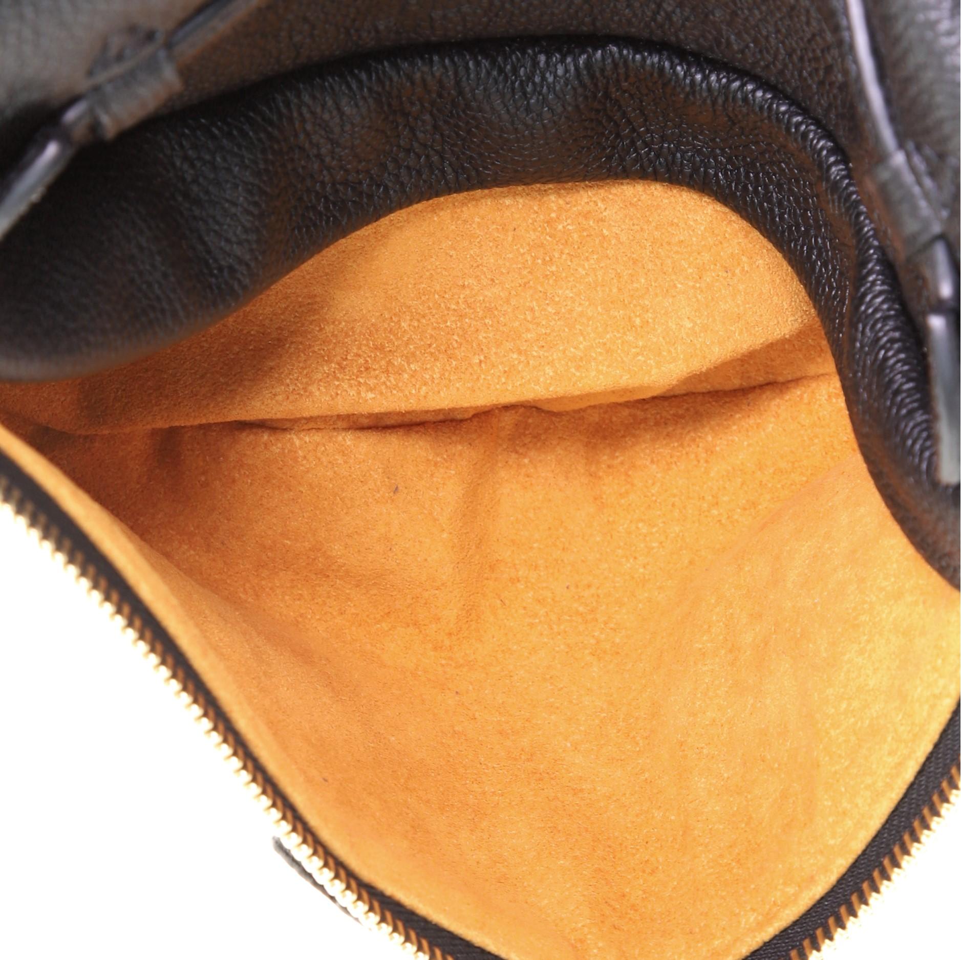 Black Louis Vuitton Bum Bag Monogram Empreinte Leather