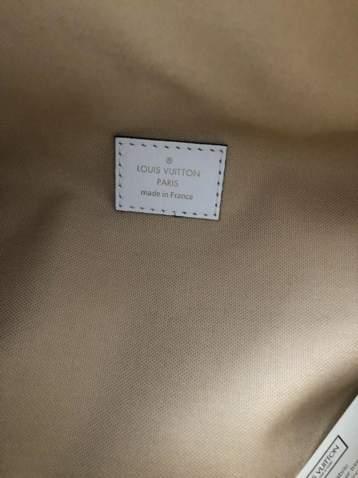 Beige Louis Vuitton Bumbag Limited Runway  Khaki 870427 Green Canvas Cross Body Bag For Sale