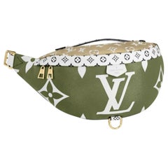 Louis Vuitton Bumbag Limited Runway  Khaki 870427 Green Canvas Cross Body Bag