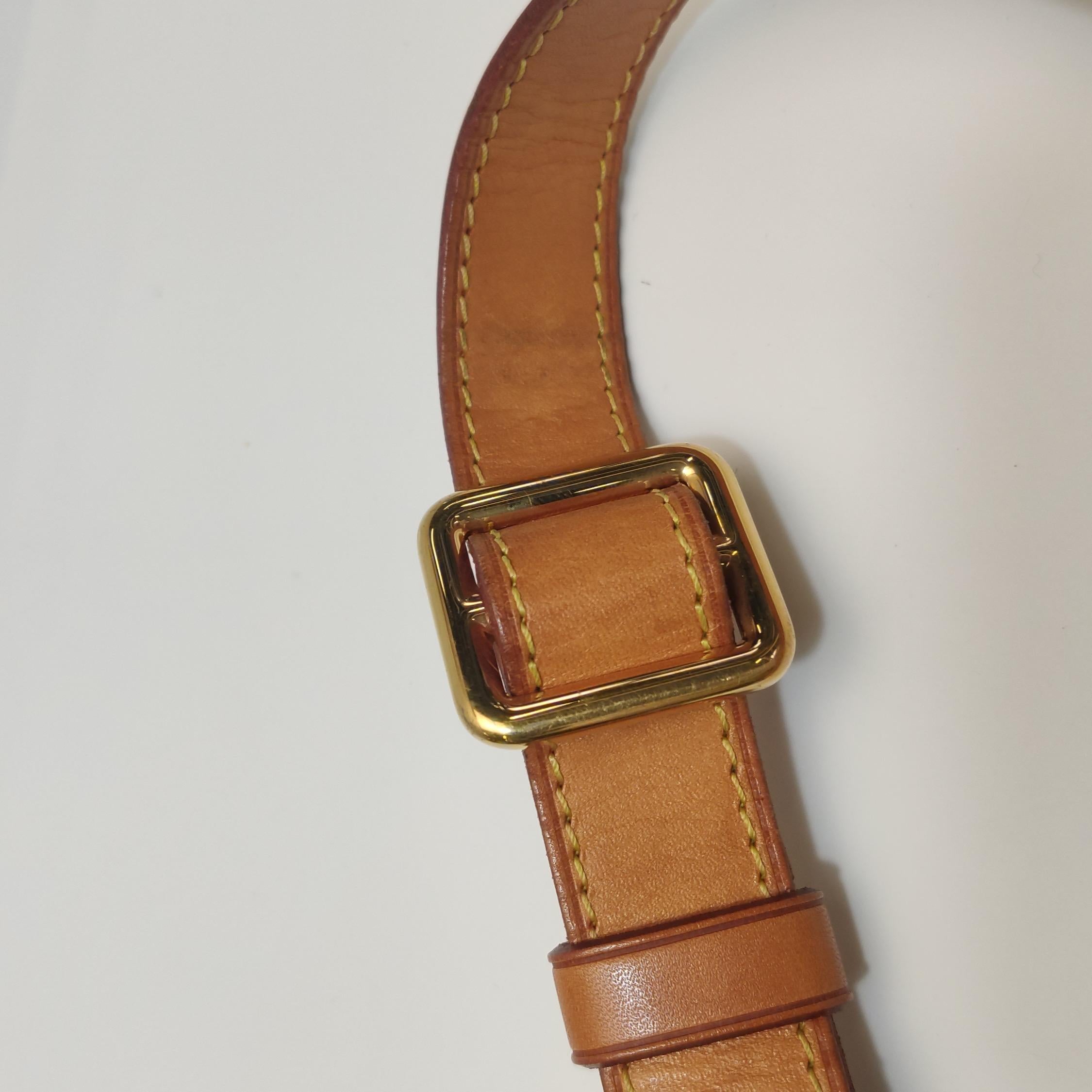 Louis Vuitton Gürteltasche Monogram Braun im Angebot 10
