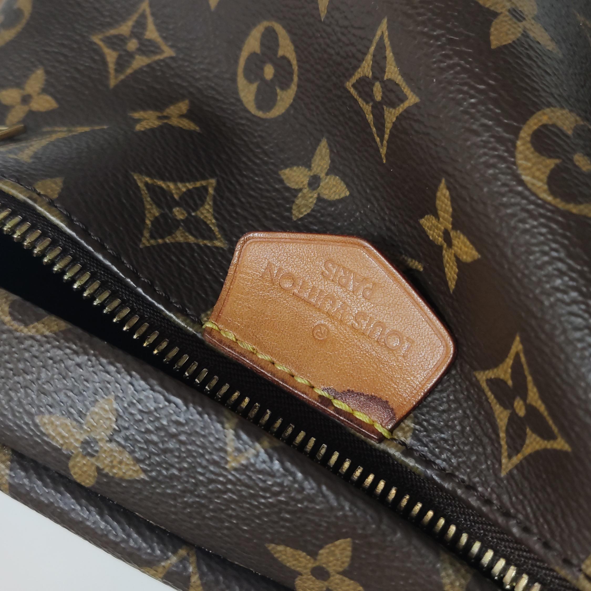 Louis Vuitton Gürteltasche Monogram Braun im Angebot 11