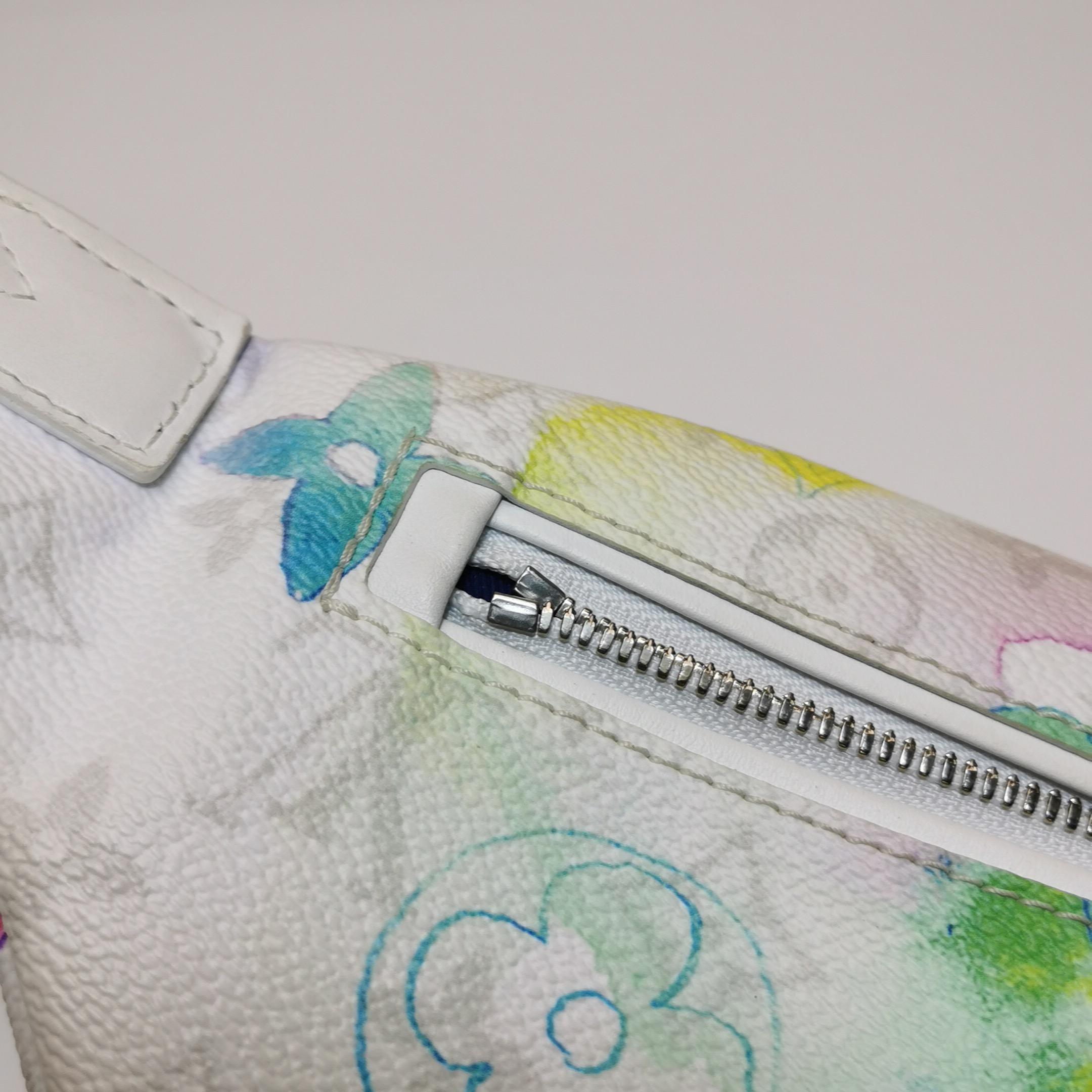 Louis Vuitton Bumbag Blanc Aquarelle en vente 5