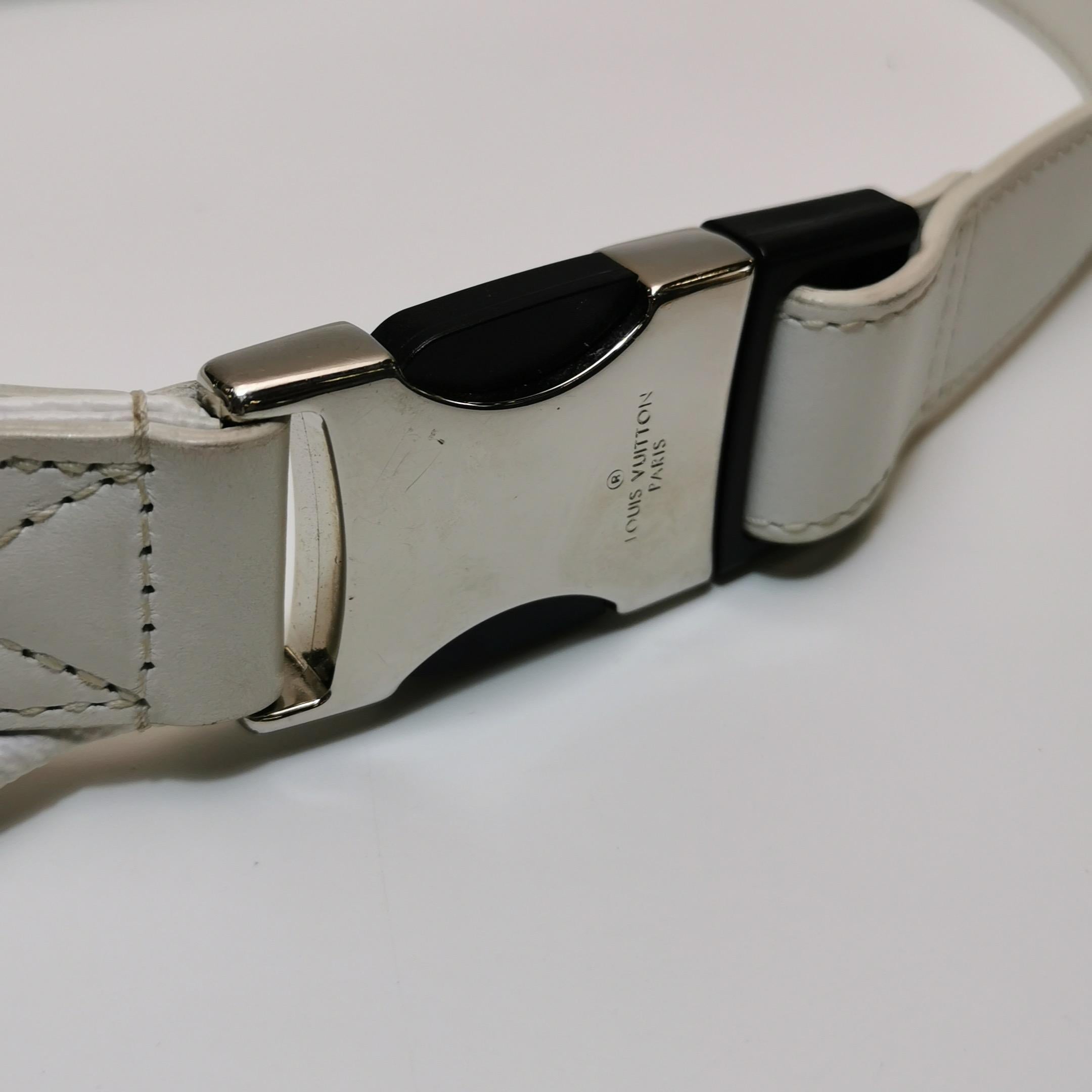 Louis Vuitton Bumbag Blanc Aquarelle en vente 6
