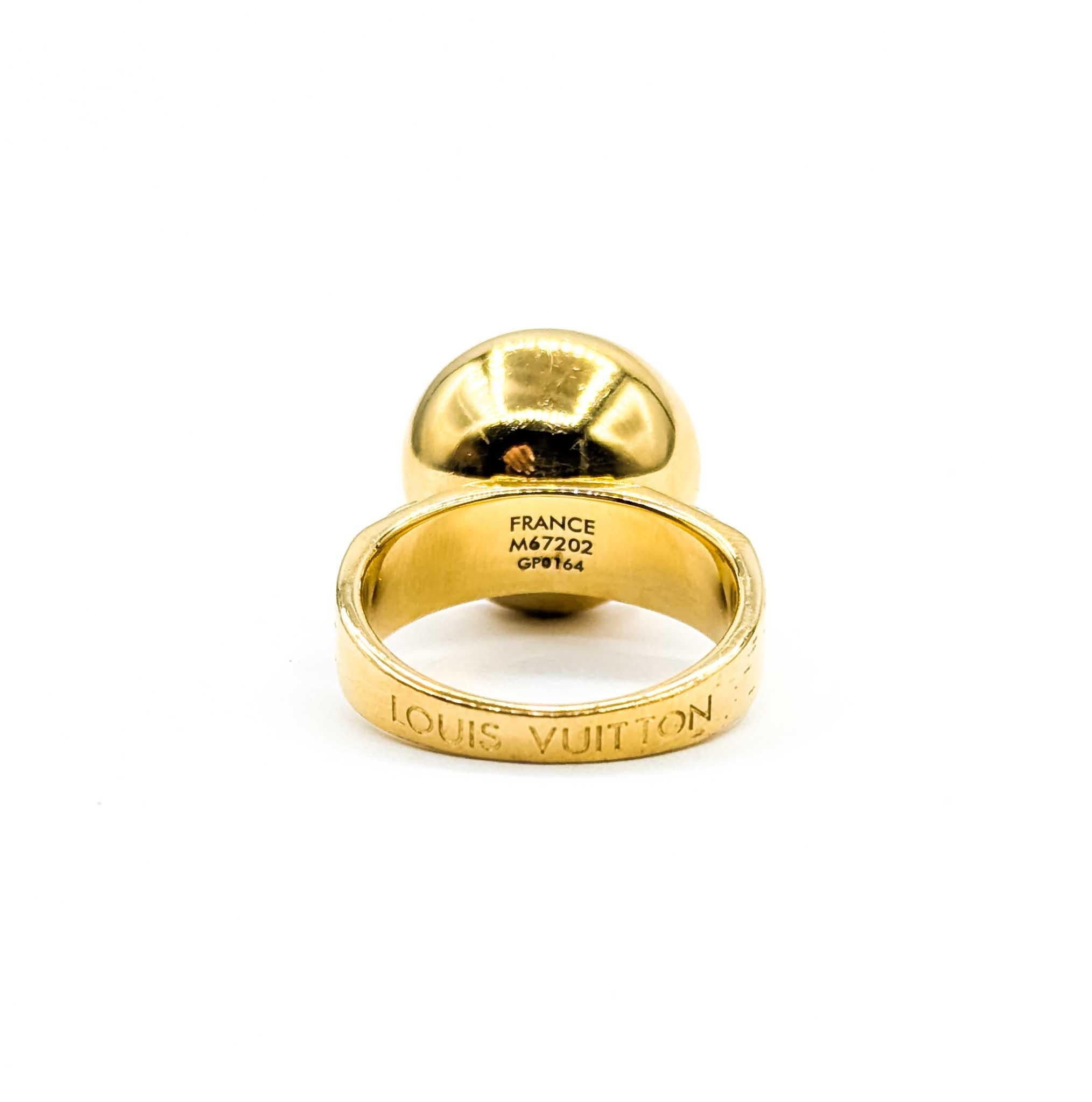 Louis Vuitton Burg LV Colors Ring For Sale 1