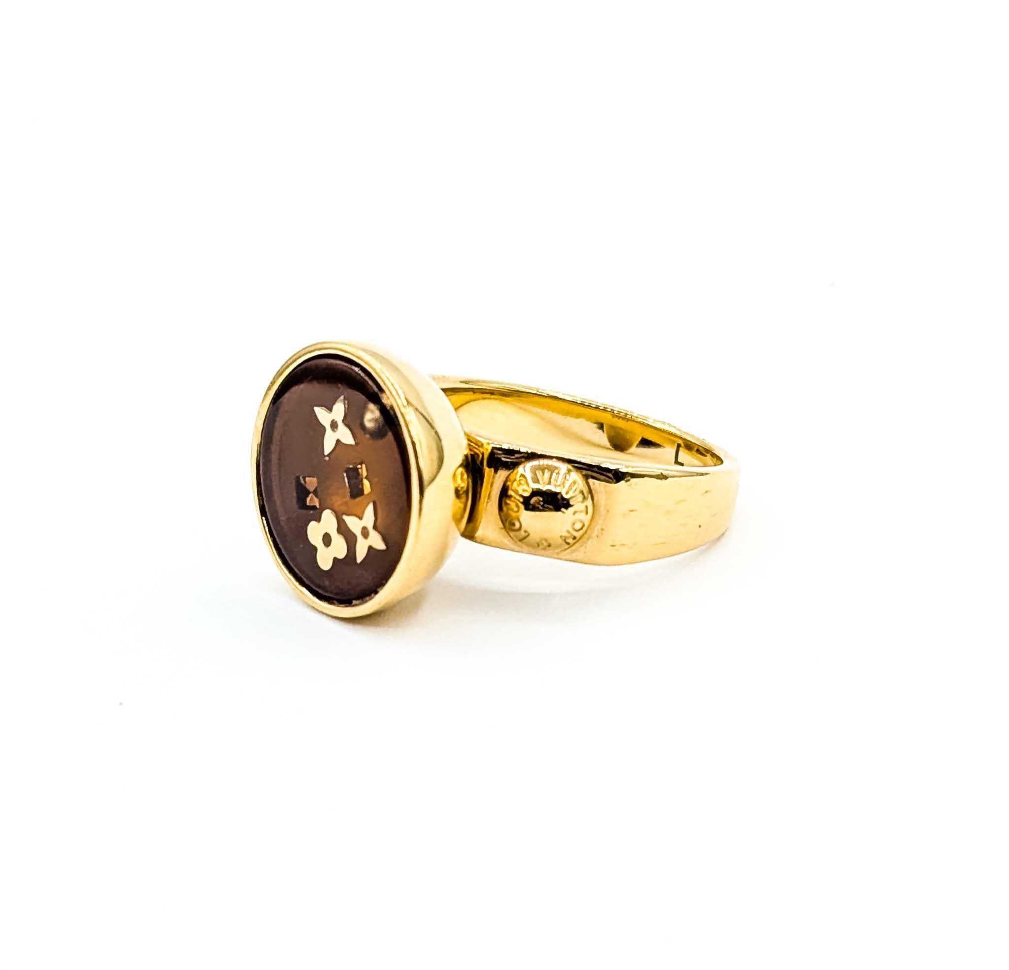 Louis Vuitton Burg LV Colors Ring For Sale 3