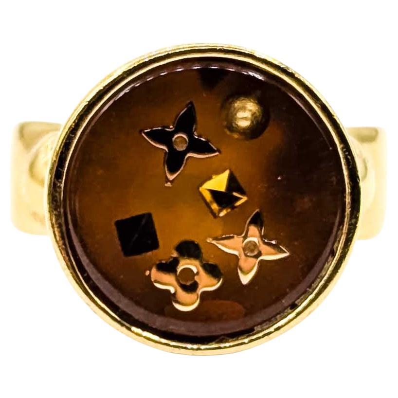 Louis Vuitton Burg LV Colors Ring For Sale