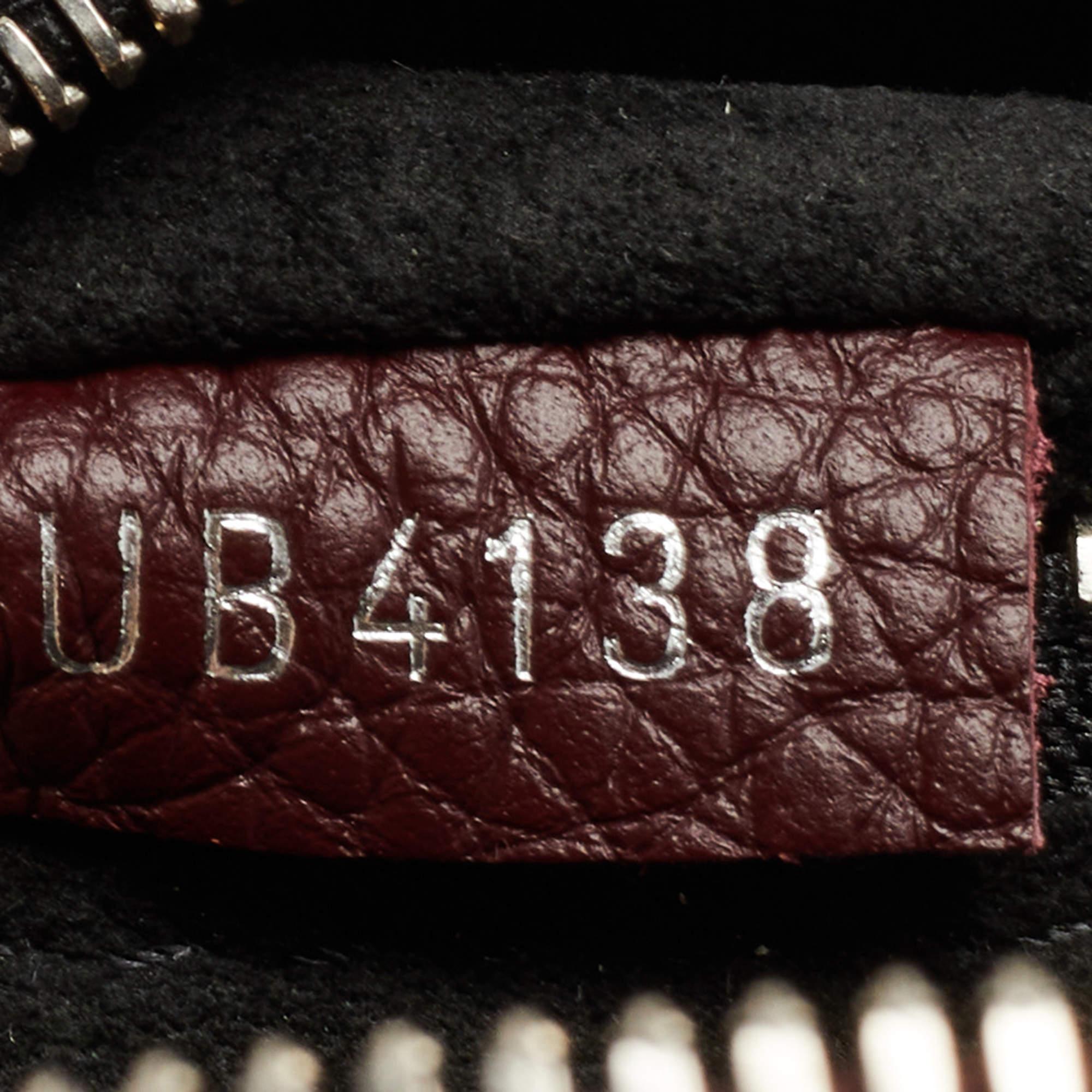 Louis Vuitton Burgundy/Black Taurillion Leather Armand Briefcase Bag 3