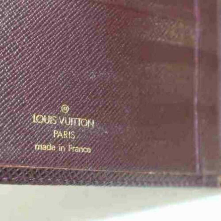 Louis Vuitton Taiga Medium Ring Agenda Cover - Brown Books