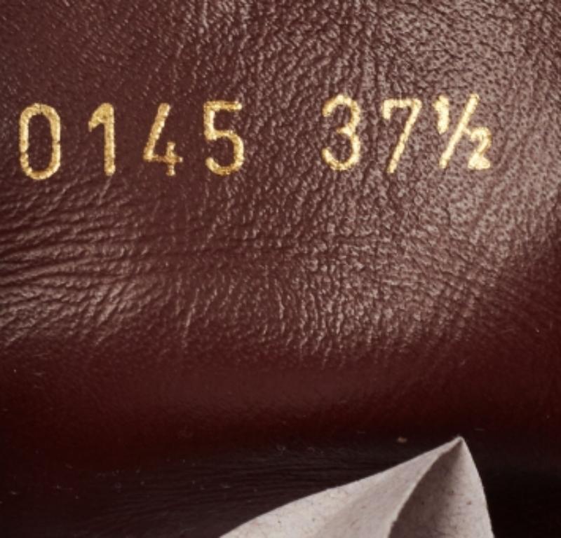 Nero Louis Vuitton - Sneakers alte in pelle di vitello e pitone bordeaux - misura 37,5 in vendita