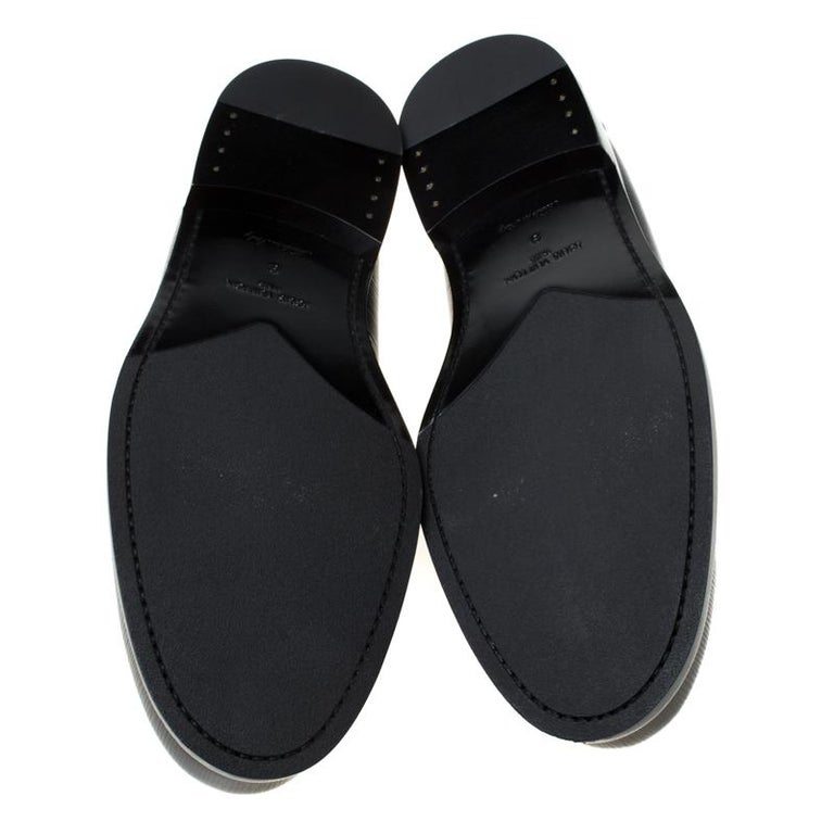 Louis Vuitton Black Epi Leather Zen Loafers Size 35 Louis Vuitton