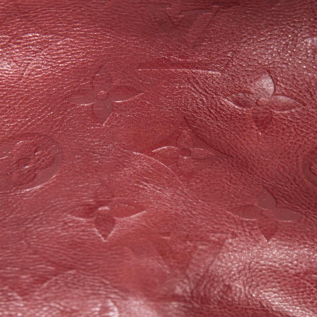 Women's Louis Vuitton Burgundy Leather Epices Kalahari PM