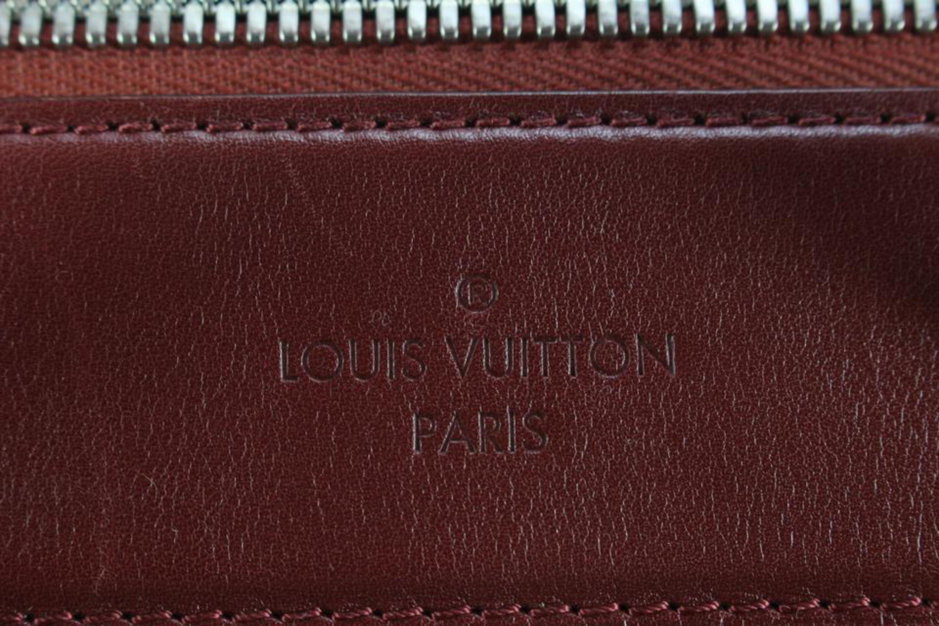 Louis Vuitton Burgundy Leather x Wool Sunshine Express Speedy 30 84lk525s 2