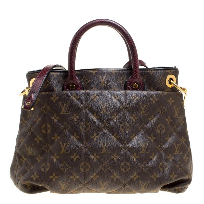 Louis Vuitton Burgundy Monogram Canvas Limited Edition Etoile Exotique MM Bag In Good Condition In Dubai, Al Qouz 2