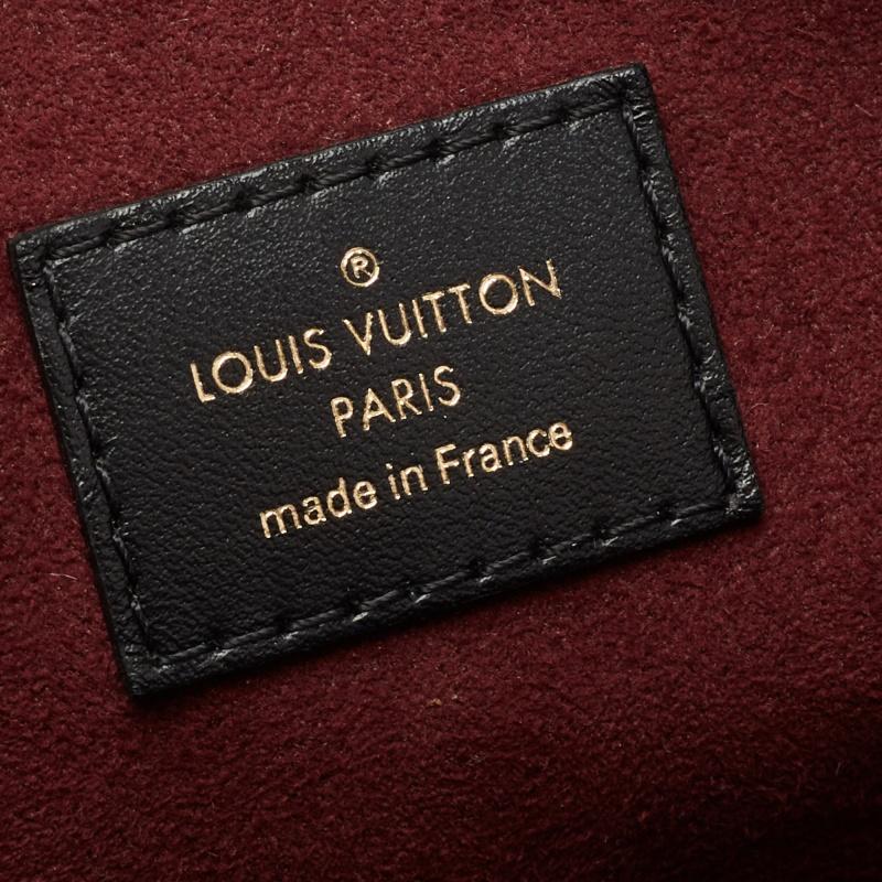 Louis Vuitton Burgundy Monogram Canvas V MM Bag 1