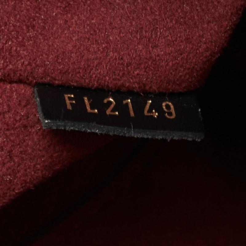 Louis Vuitton Burgundy Monogram Canvas V MM Bag 2