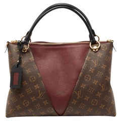 Louis Vuitton Burgundy Monogram Canvas V MM Bag