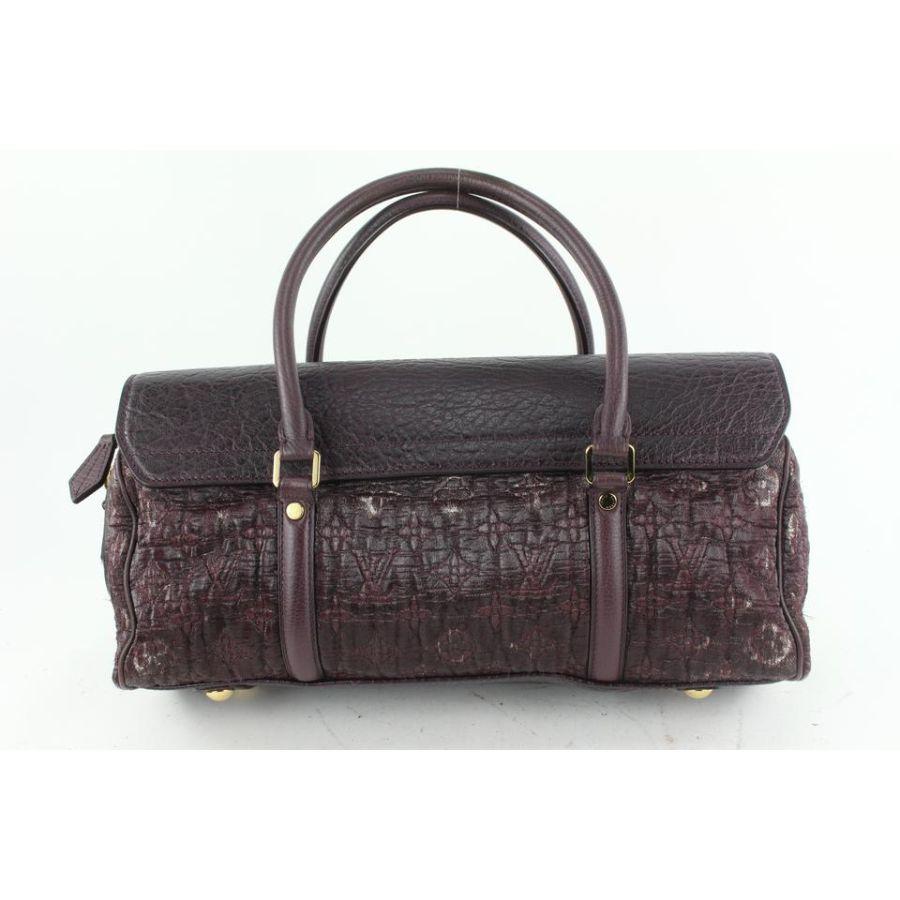Louis Vuitton Burgundy Monogram Jacquard Volupte Psyche  Bag 663lvs618  For Sale 1