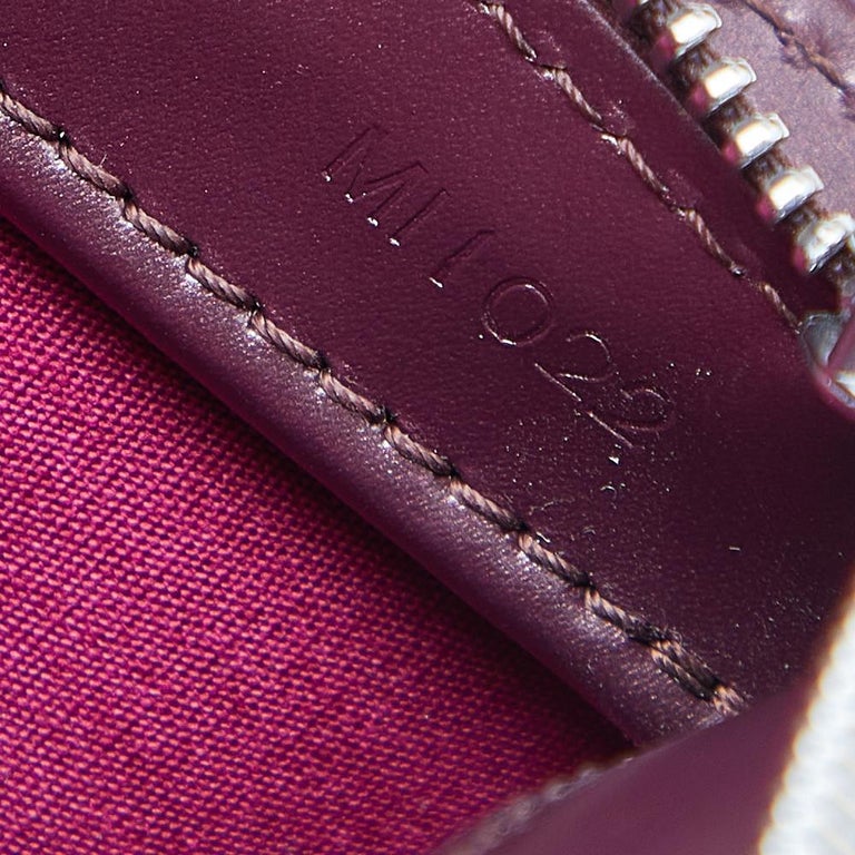 Louis Vuitton Burgundy Monogram Mat Fowler Bag