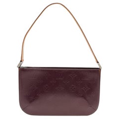 Louis Vuitton Burgundy Monogram Mat Fowler Bag