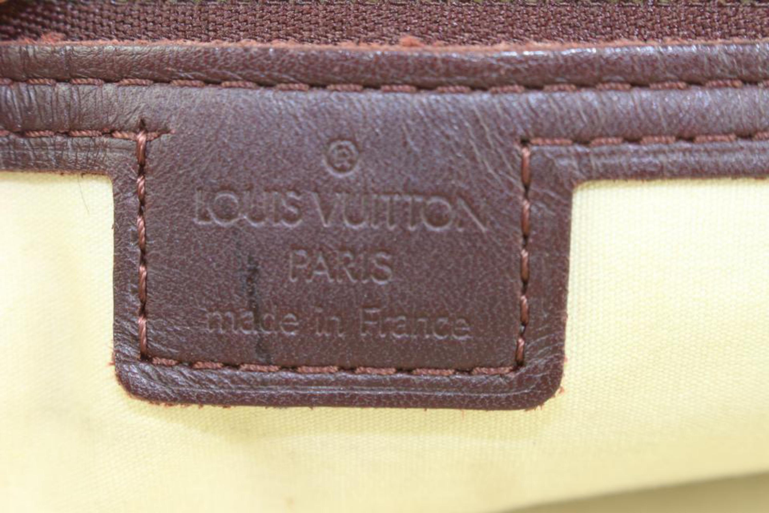 Louis Vuitton Burgundy Monogram Mini Lin Alma Haut Tall Dome Bag 3LV1013 For Sale 1