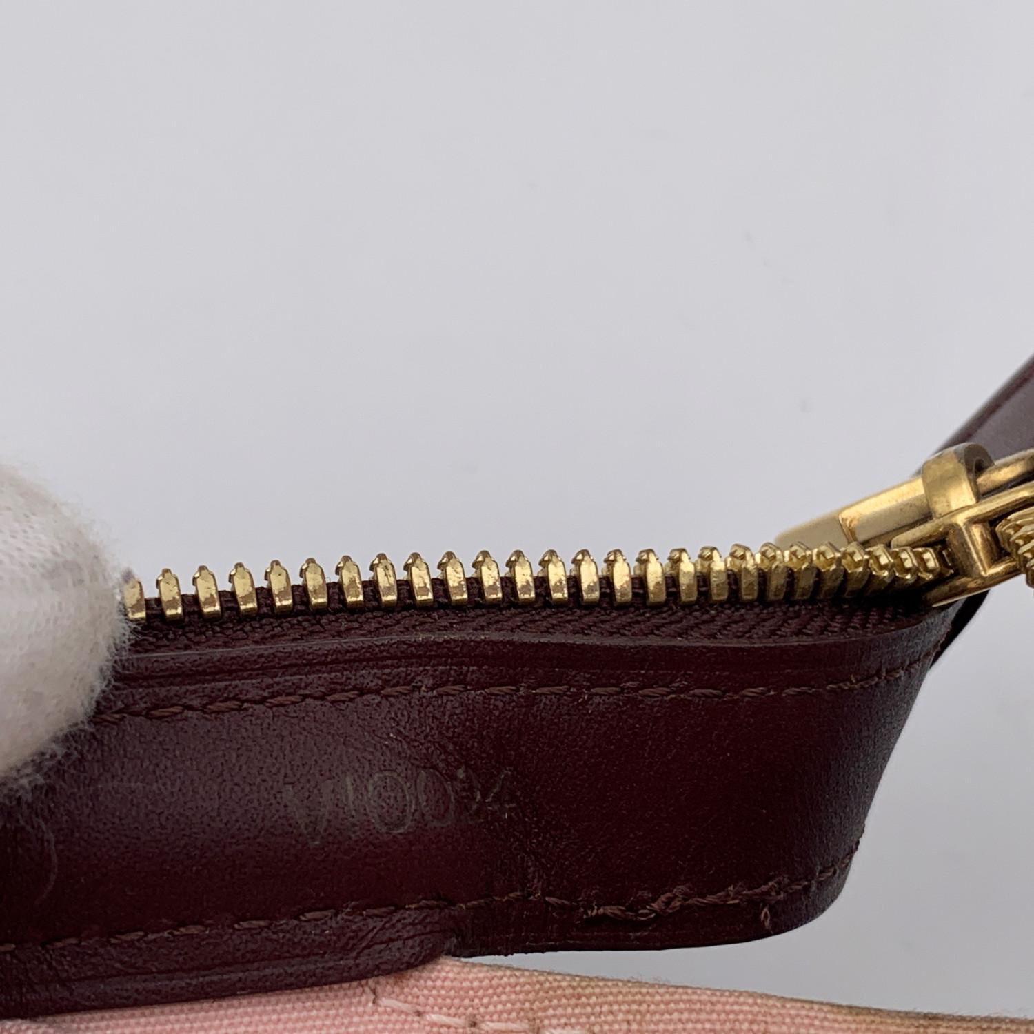 Louis Vuitton Burgundy Monogram Mini Lin Canvas Josephine PM Bag 3