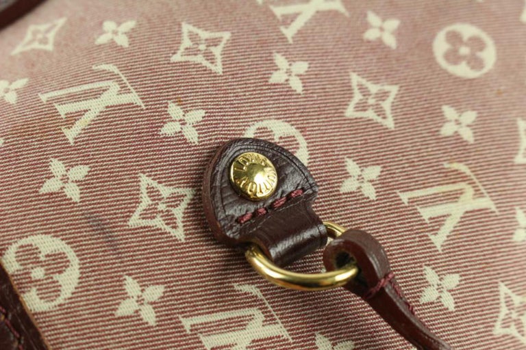 Louis Vuitton Burgundy Monogram Mini Lin Idylle Neverfull MM Tote 10lv1101  For Sale at 1stDibs