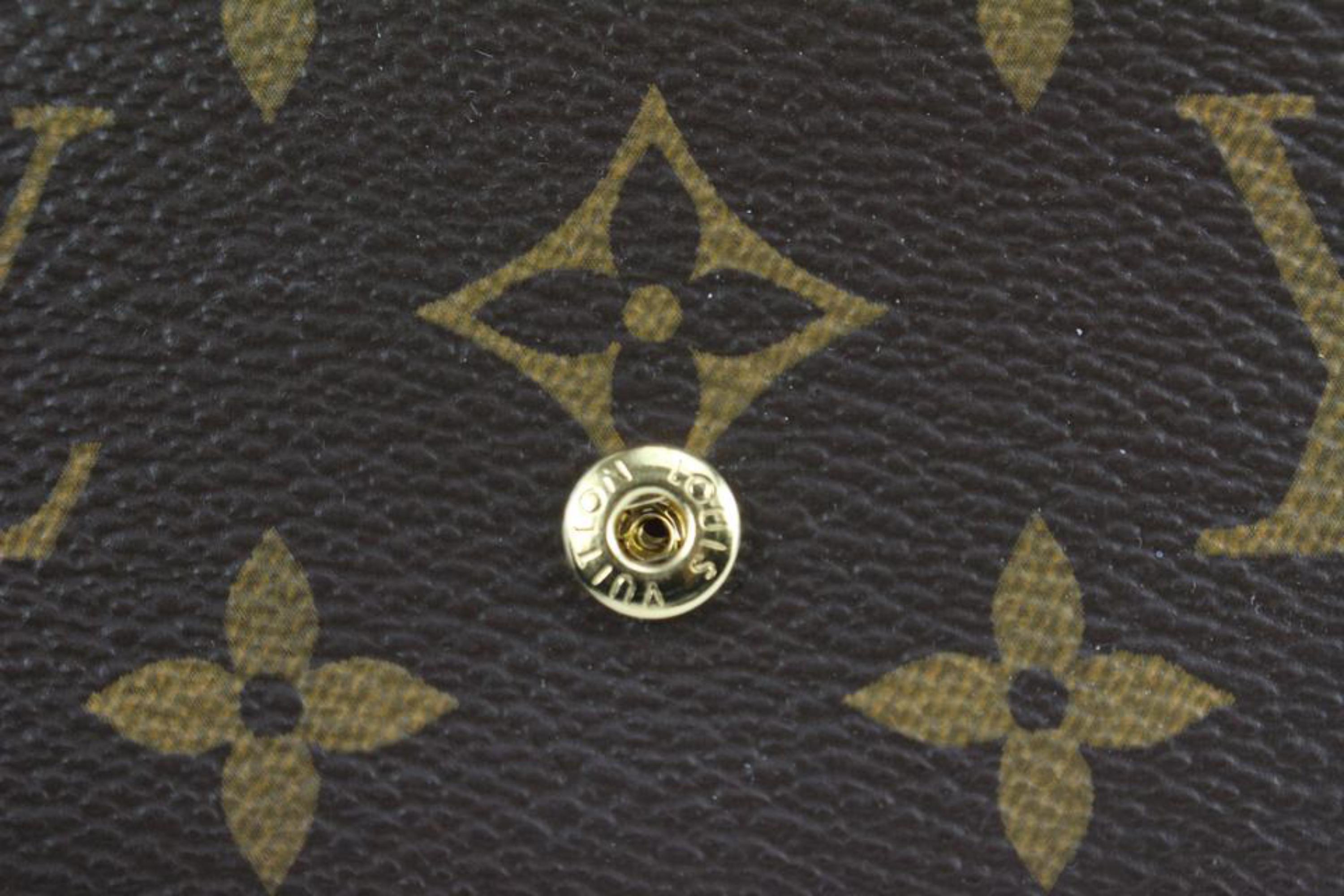 Louis Vuitton Burgundy Monogram Rosalie Compact Wallet Coin Purse 1222lv32 4