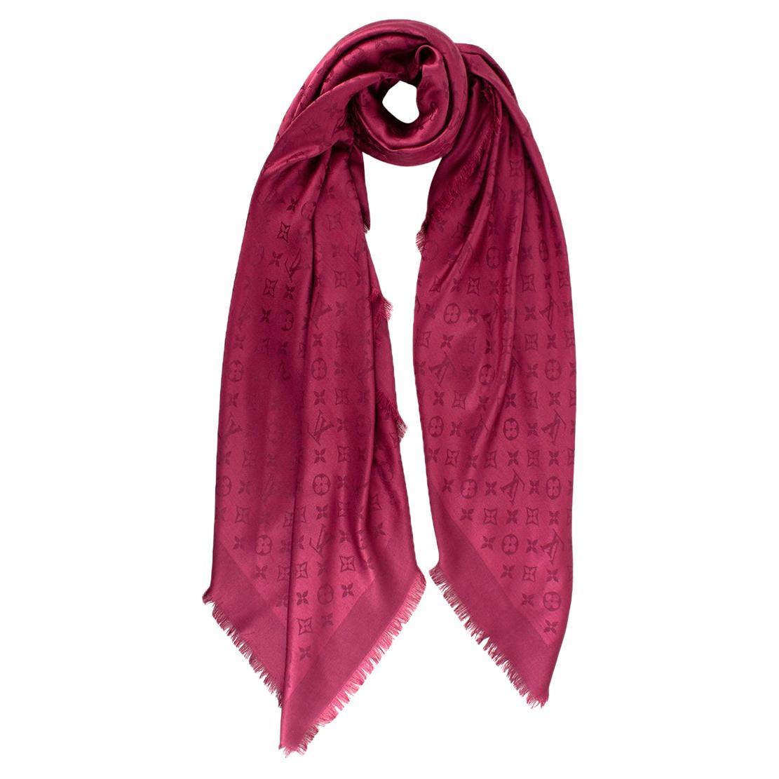 louis vuitton scarf for women wool