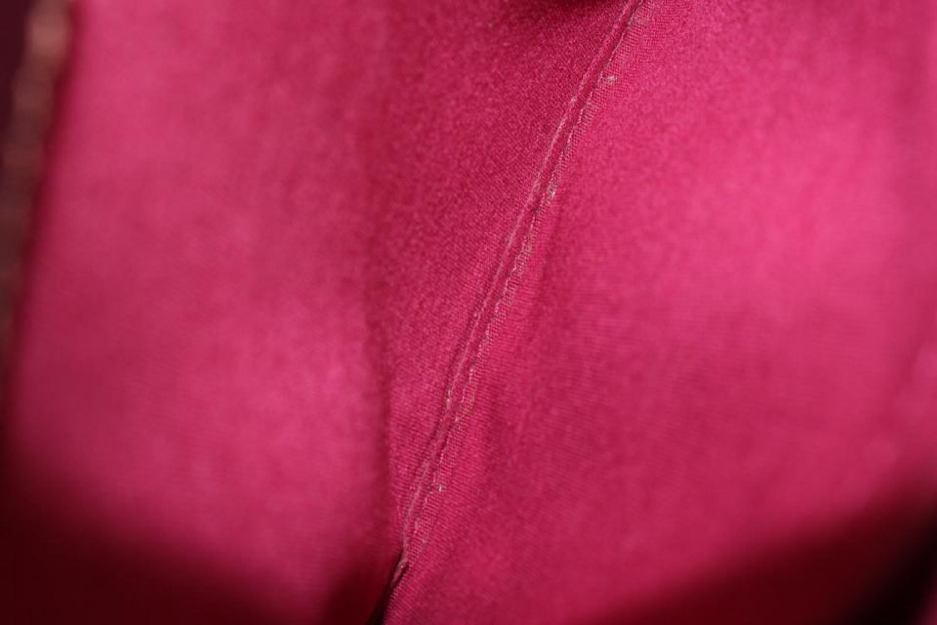 Louis Vuitton Burgundy Monogram Vernis Mat Allston Shoulder bag 80lv225s For Sale 2
