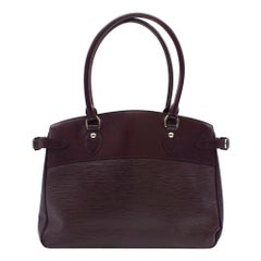 Louis Vuitton Burgundy Passy GM Epi Leather Bag