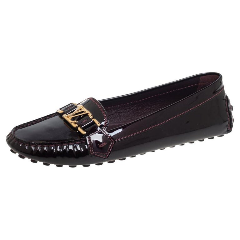 Louis Vuitton Burgundy Patent Leather Oxford Loafers Size 40 at 1stDibs | louis  vuitton womens loafers, louis vuitton loafers black, louis vuitton ladies  loafers