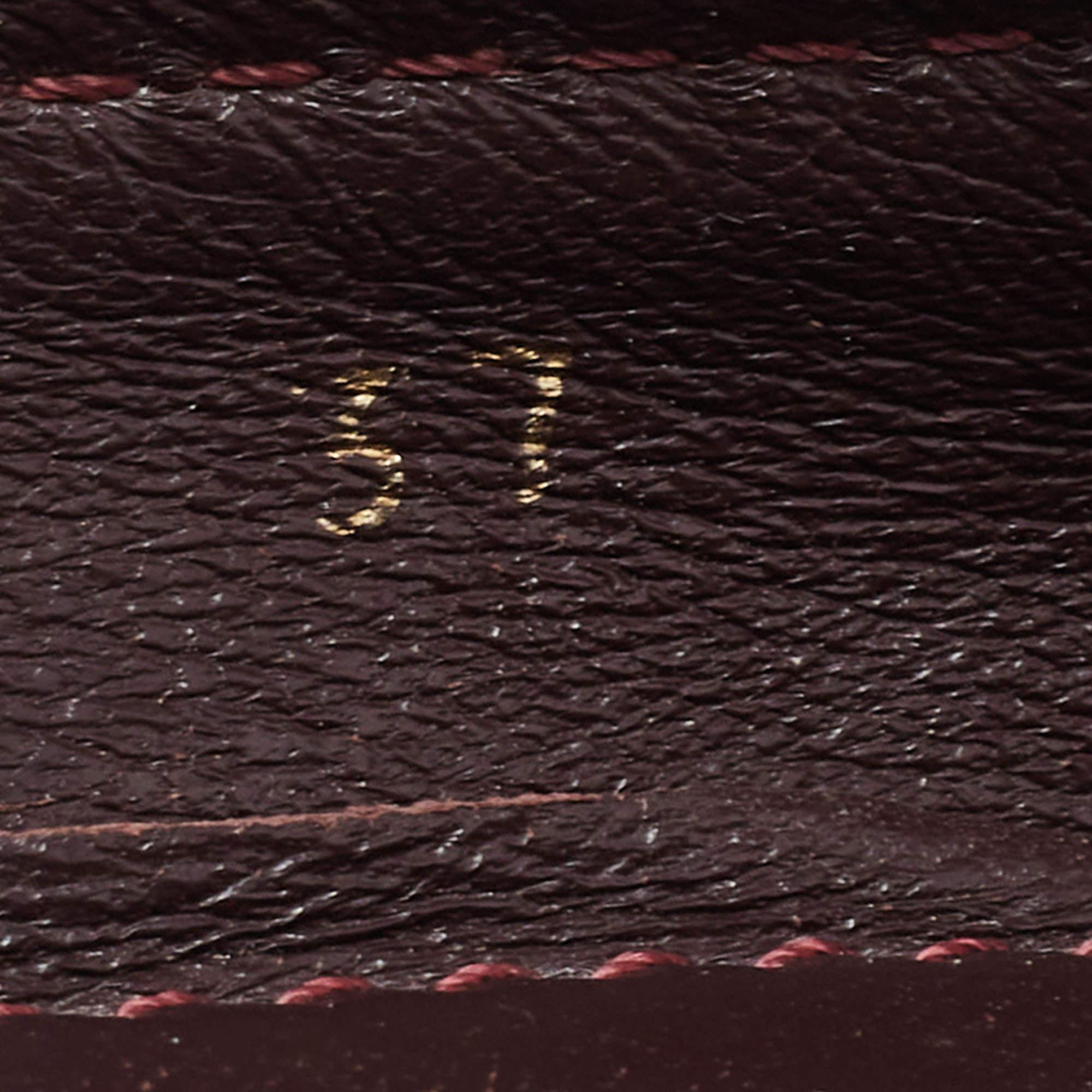 Louis Vuitton Burgundy Patent Oxford Loafers Größe 37 im Angebot 3
