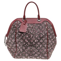 Louis Vuitton Burgundy Sequin Monogram Sunshine Express North-South Bag