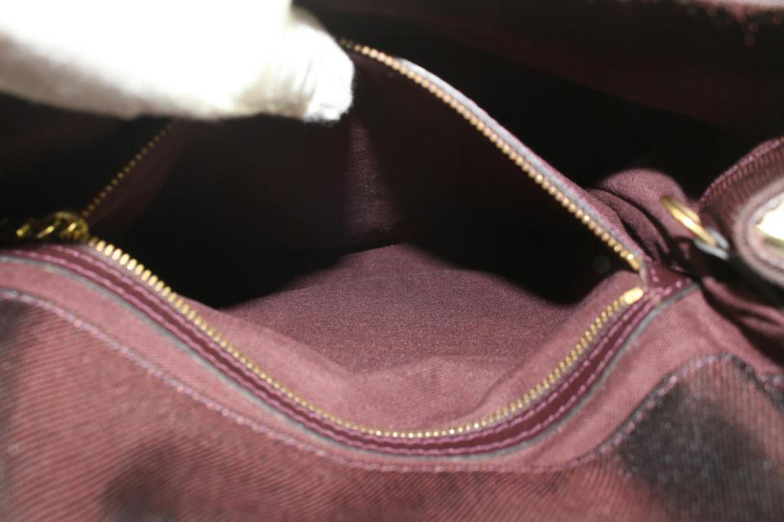 burgundy backpack purse