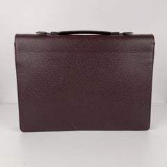 Louis Vuitton Burgundy Taiga Leather Robusto 1 Compartment Briefcase