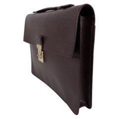 Louis Vuitton Monogram Men's Carryall Attache LapTop Tech Clutch Briefcase  Bag at 1stDibs