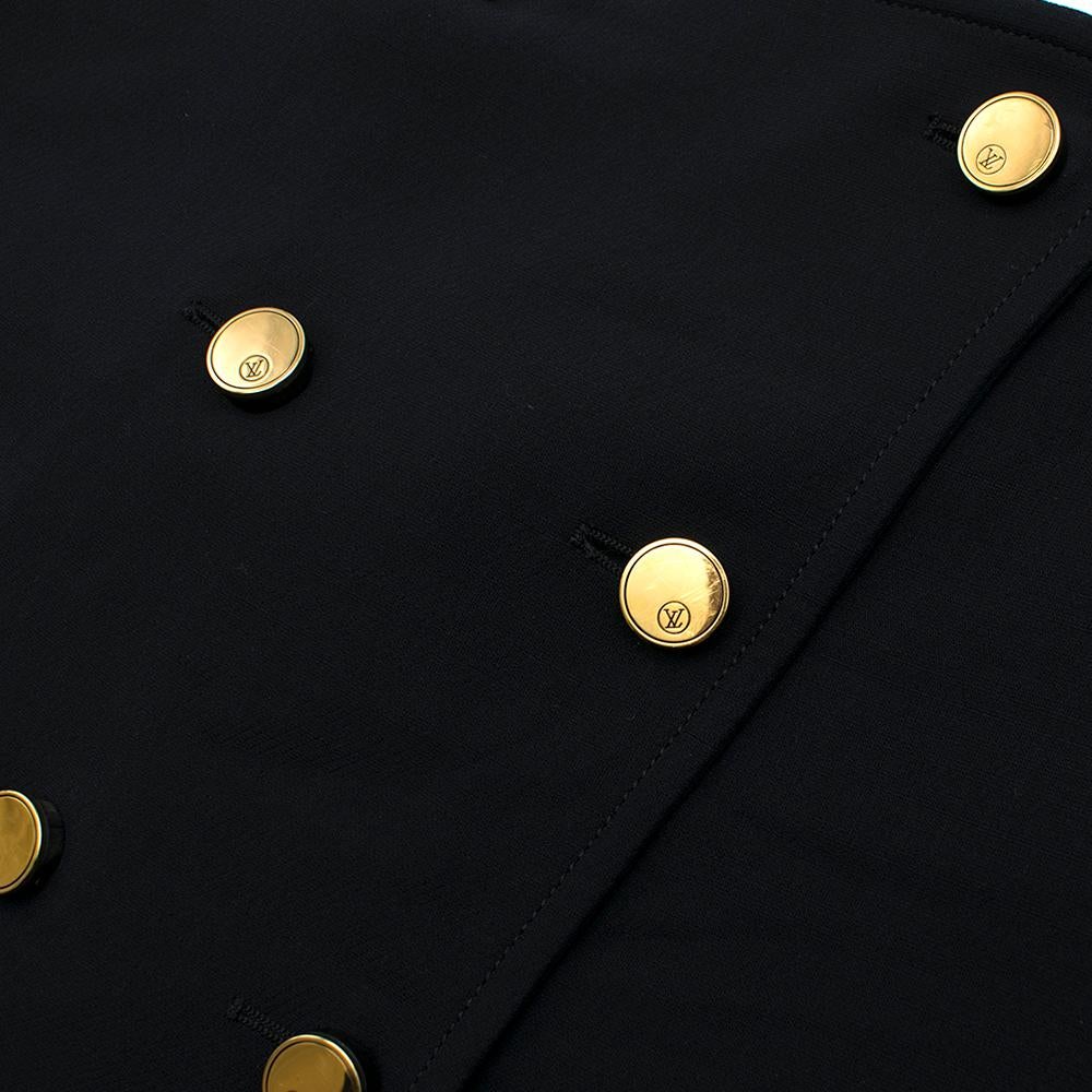 Louis Vuitton Button Front Mini Skirt FR 40 2