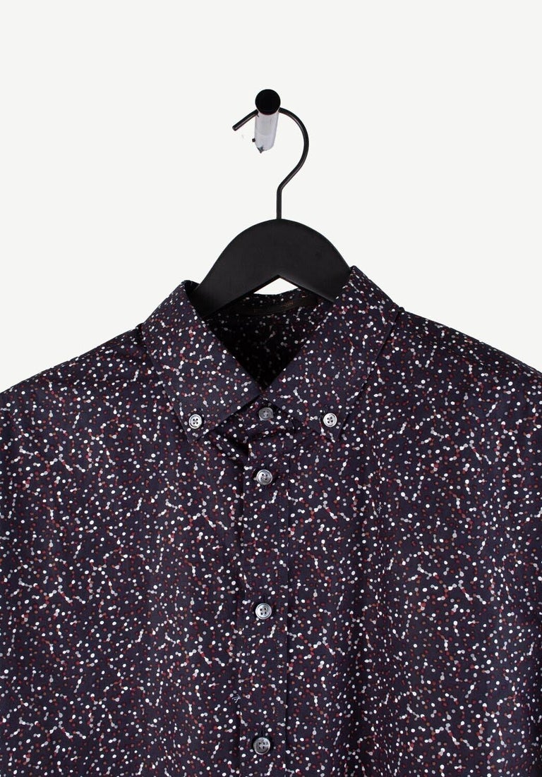 Louis Vuitton Embroidered Signature Cotton Polo Anise. Size Xs