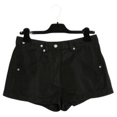 Louis Vuitton by Ghesquiere FR38/40 Black Jersey Micro shorts US28/29