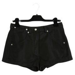 Louis Vuitton by Ghesquiere FR38/40 Schwarze Micro-Shorts aus Jersey, US28/29