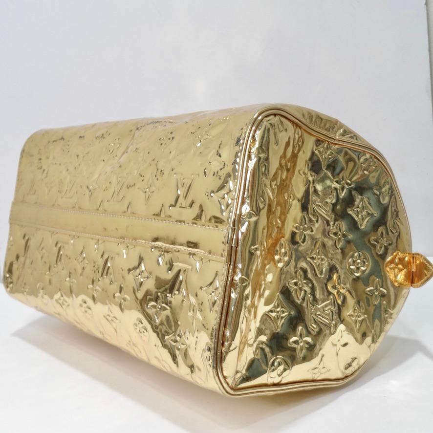 Louis Vuitton by Marc Jacobs 2006 Gold Monogram Miroir Speedy Bag 5
