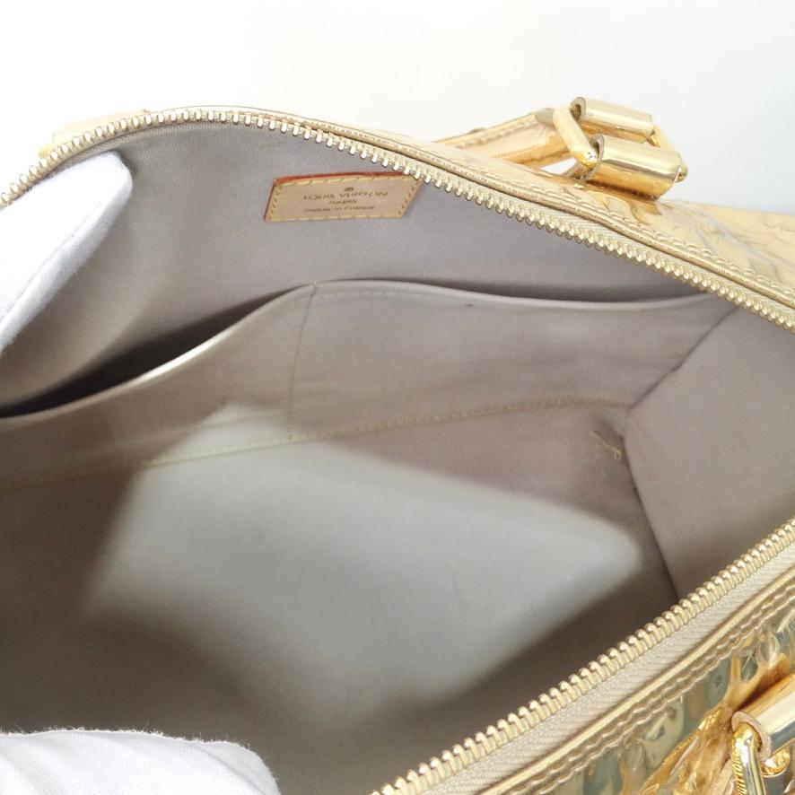 Louis Vuitton by Marc Jacobs 2006 Gold Monogram Miroir Speedy Bag 8
