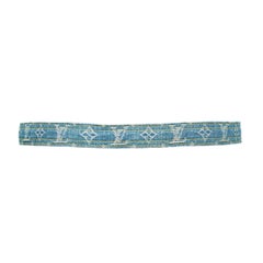 Louis Vuitton by Marc Jacobs 2007 Denim Monogram Belt