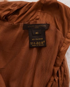 Louis Vuitton by Marc Jacobs Early 00's Set Brown Top and Skirt
