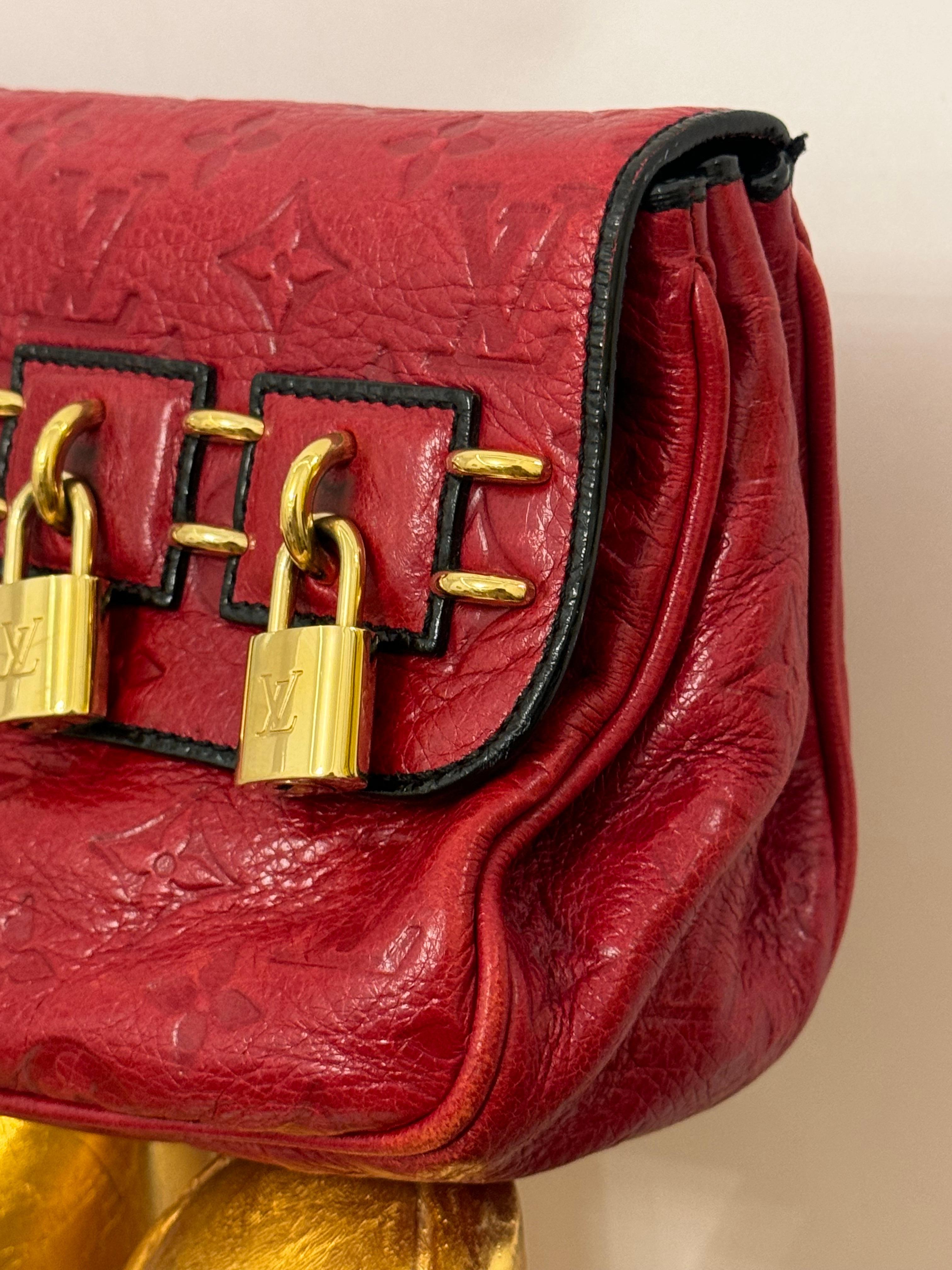 Louis Vuitton by Marc Jacobs F/W 2009 Empreinte my Deer Enigme clutch For Sale 6