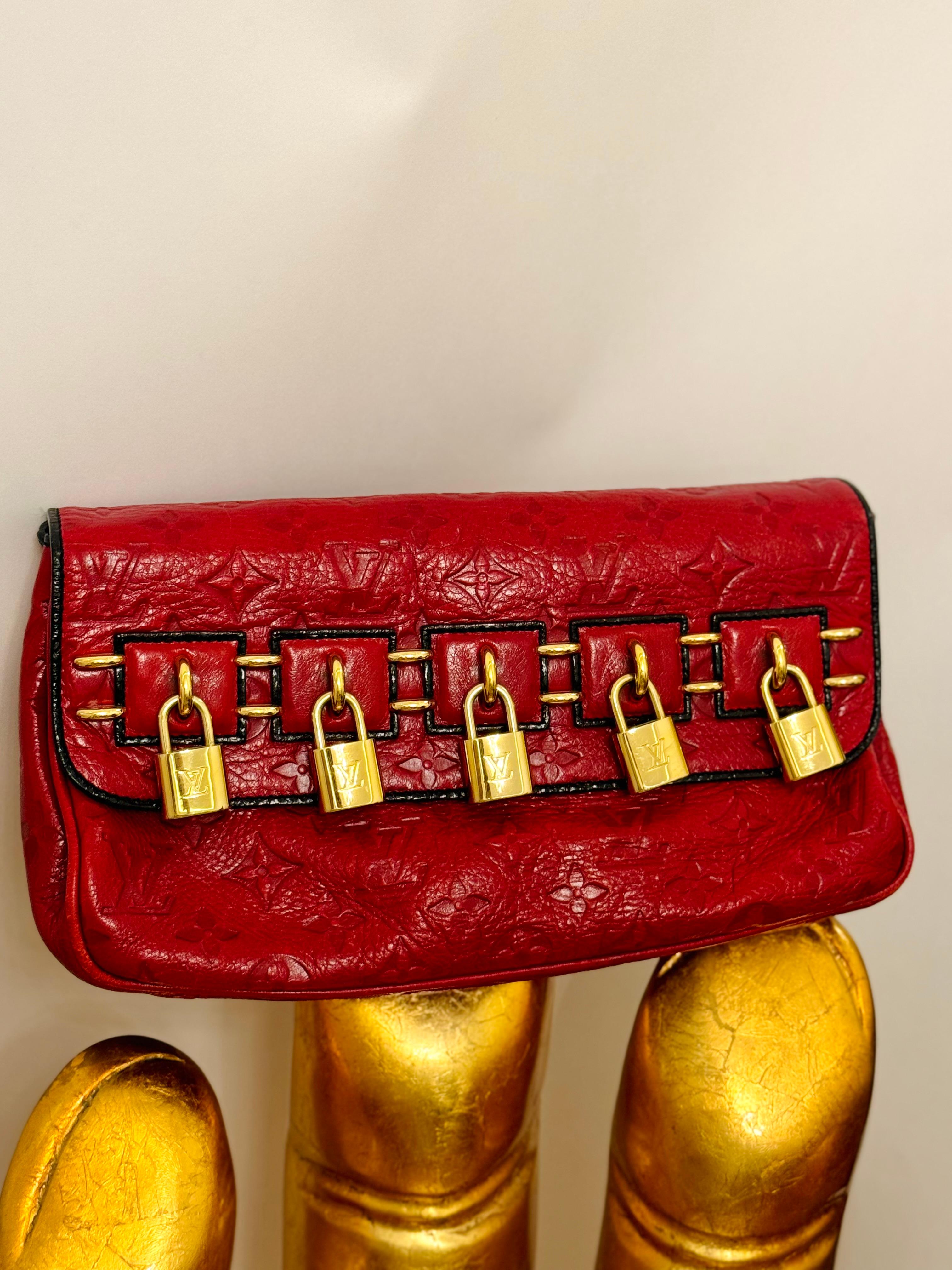 Louis Vuitton by Marc Jacobs F/W 2009 Empreinte my Deer Enigme clutch For Sale 14
